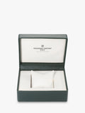 Frederique Constant men's classic moonphase watch blue dial leather strap - British product