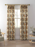 Clarke & Clarke Figura curtains in Linen/Charcoal, UK version