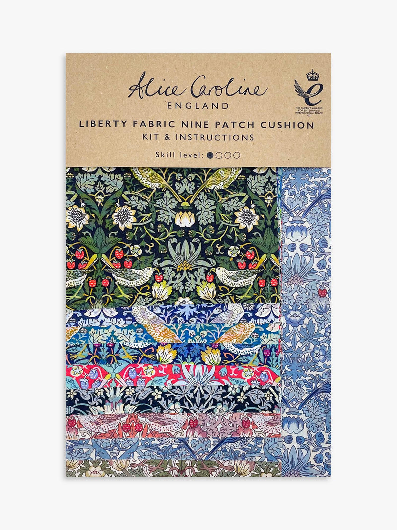 Alice Caroline nine patch cushion cover kit, imported from the UK