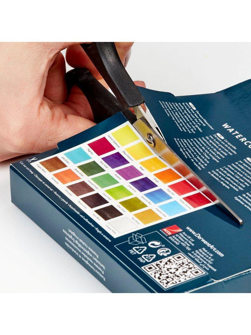 Derwent watercolour paint pans set of 24 - British product