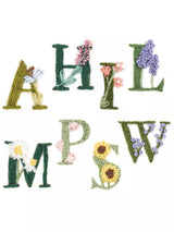 John Lewis Rico Design Stick & Stitch Floral Alphabet Embroidery Kit- Buy online at McGrocer