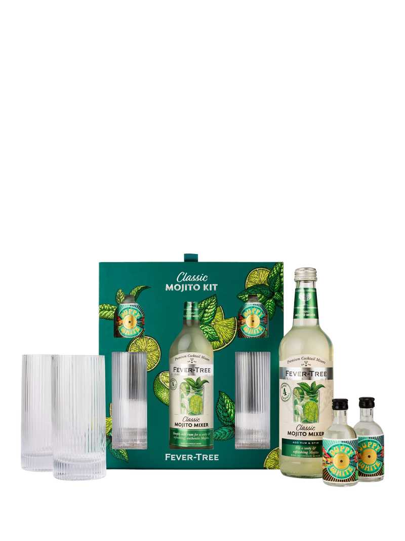 Fever-Tree mojito cocktail set with rum and mixer, 50cl - British product