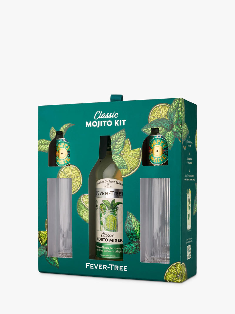 Fever-Tree mojito cocktail set with rum and mixer, 50cl - British product