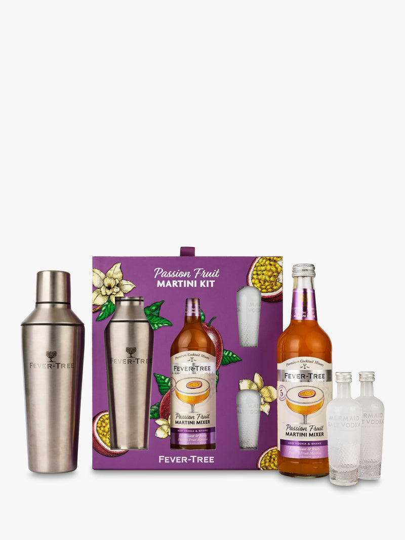 Fever-Tree passionfruit martini set with shaker 50cl - British product