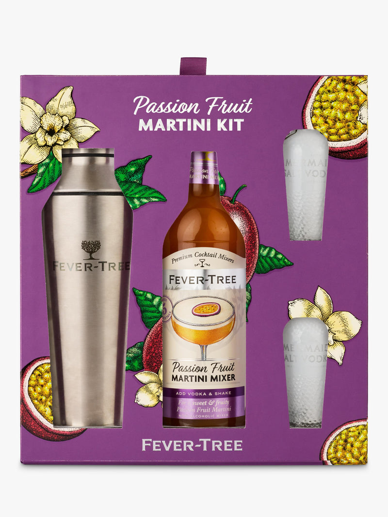 Fever-Tree passionfruit martini set with shaker 50cl - British product