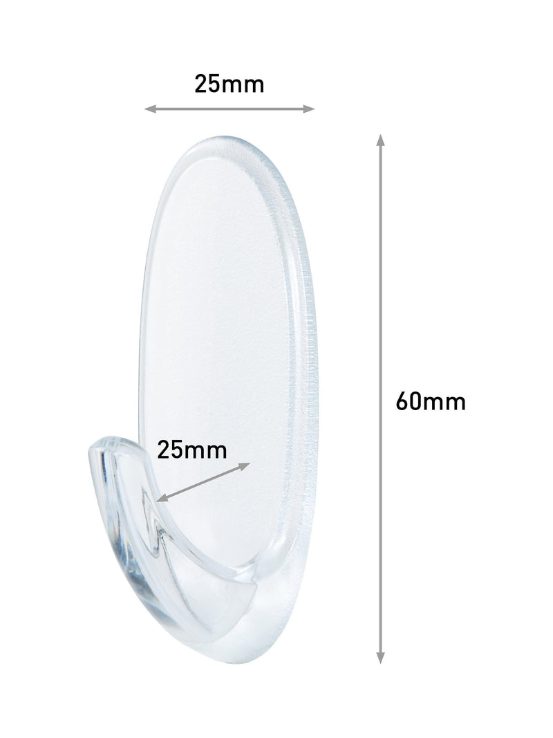 Command Medium Clear Hanging Hooks Pack of 2 900g - British product