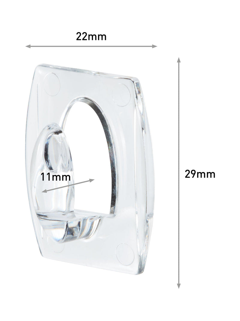 Command mini clear hooks pack of 6 (British brand)