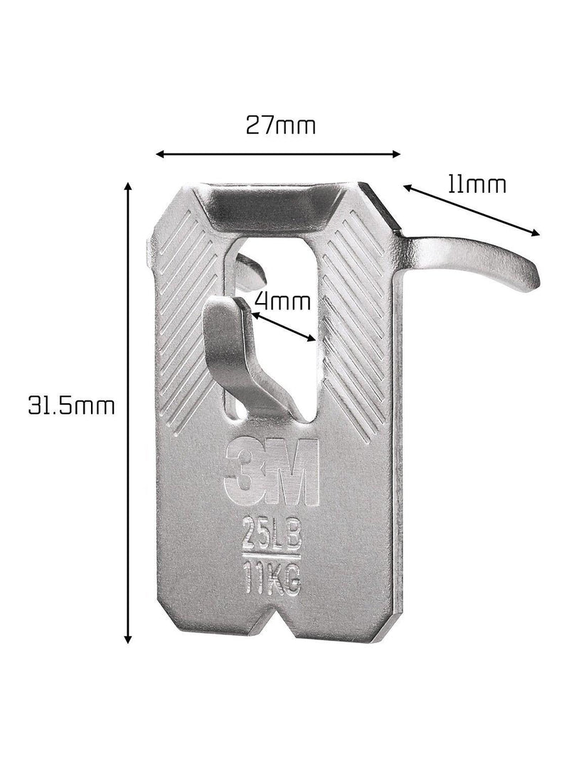 3M CLAW Drywall Picture Hangers 11kg pack of 2 - British product