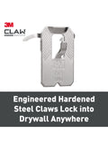 3M CLAW Drywall Picture Hangers 11kg pack of 2 - British product