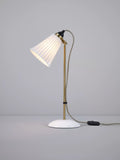 Original BTC Hector Pleat table lamp in Natural finish (British brand)