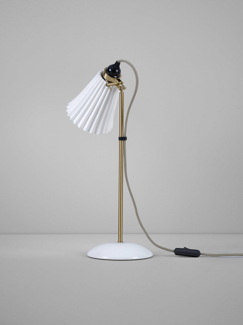 Original BTC Hector Pleat table lamp in Natural finish (British brand)