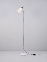 John Lewis Original BTC Hector Pleat Floor Lamp, Natural, 137cm- Buy online at McGrocer