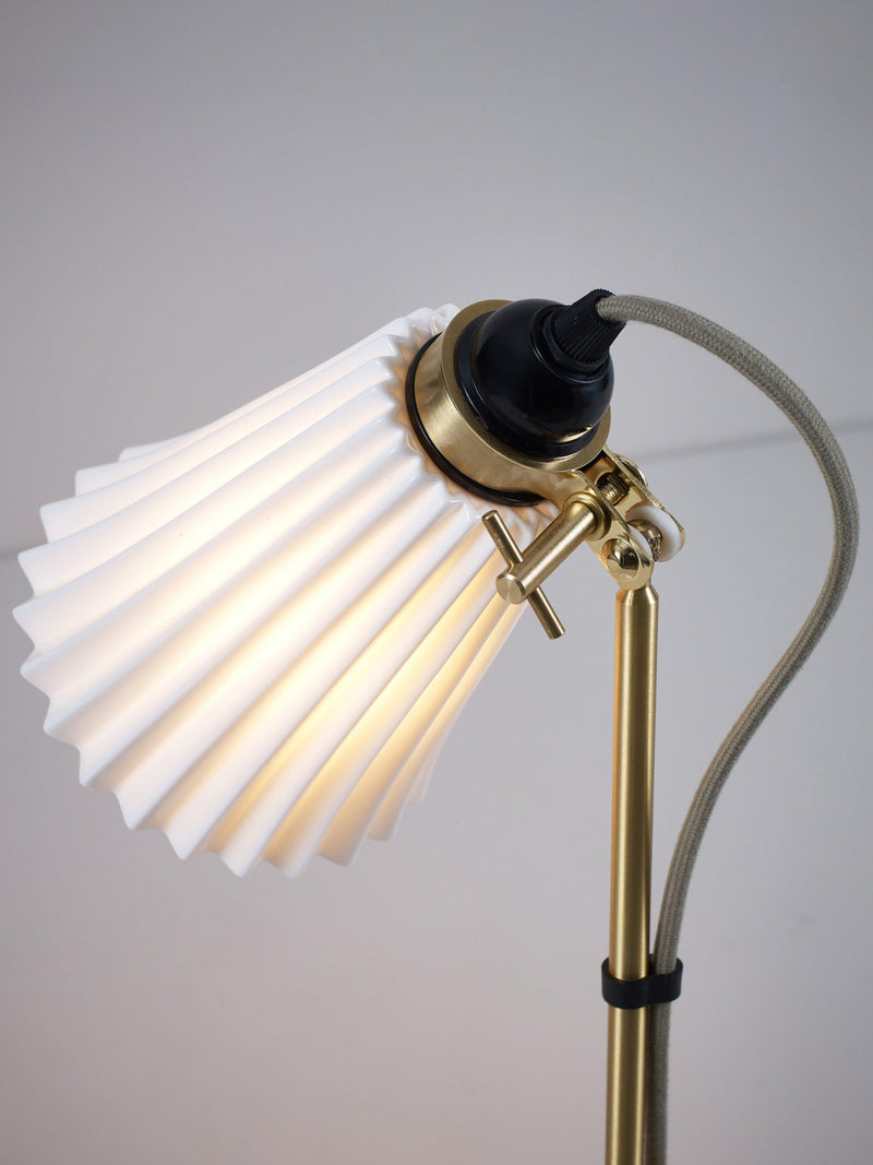 Original BTC Hector Pleat floor lamp natural, UK version