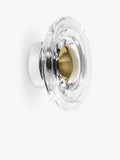 Tom Dixon Press Glass Surface Mini LED Wall Light, clear, imported from the UK