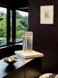Tom Dixon ribbed glass LED table lamp in clear (British brand)