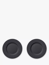 John Lewis Black Porcelain Salad Plate Set of 2, 22cm- Buy online at McGrocer
