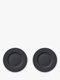 Villeroy & Boch black porcelain salad plate set of 2, 22cm (British brand)