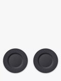 Villeroy & Boch black porcelain salad plate set of 2, 22cm (British brand)