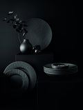 Villeroy & Boch black porcelain salad plate set of 2, 22cm (British brand)