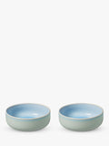 Set of 2 Porcelain Cereal Bowls, 16 cm Diameter