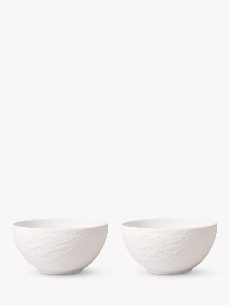 Villeroy & Boch porcelain cereal bowl set of 2, 14cm (British brand)