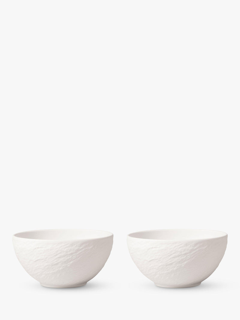 Villeroy & Boch porcelain cereal bowl set of 2, 14cm (British brand)