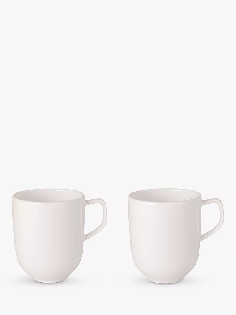 Villeroy & Boch white porcelain mug set 300ml, UK version