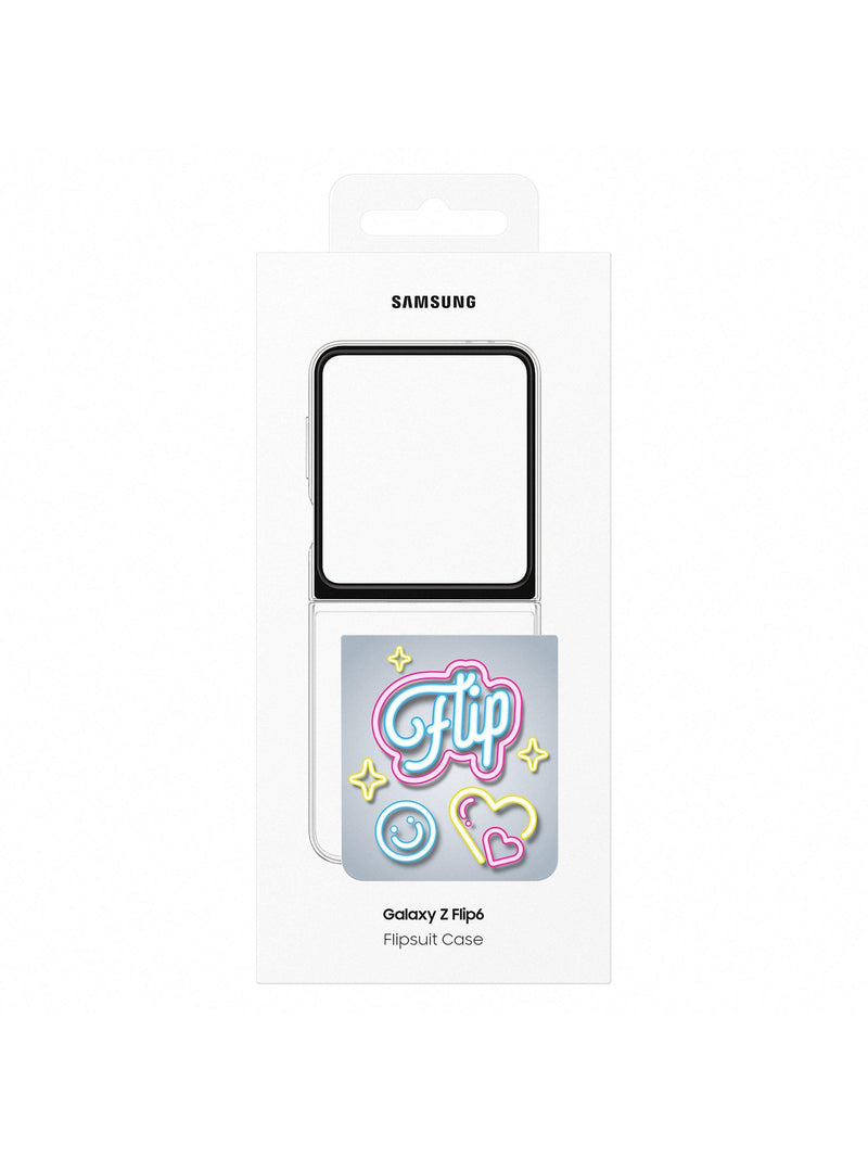 Samsung Flipsuit case for Galaxy Z Flip6 grey, imported from the UK