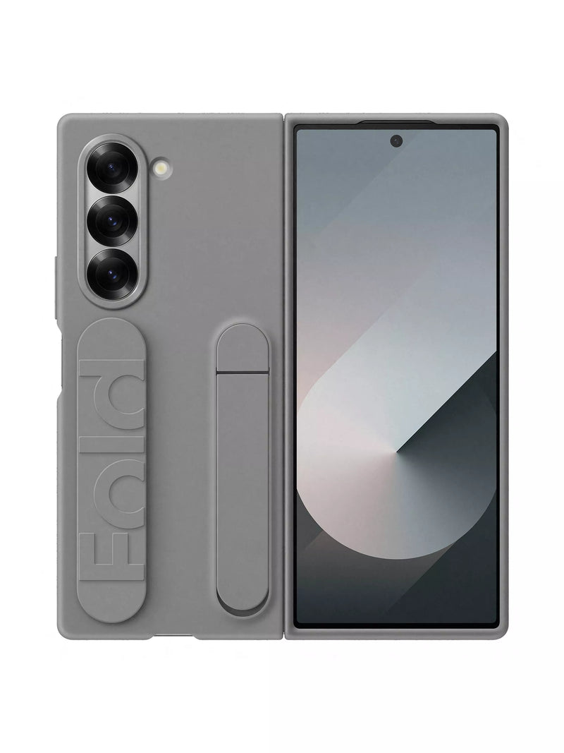 Samsung silicone case for Galaxy Z Fold6 grey, imported from the UK