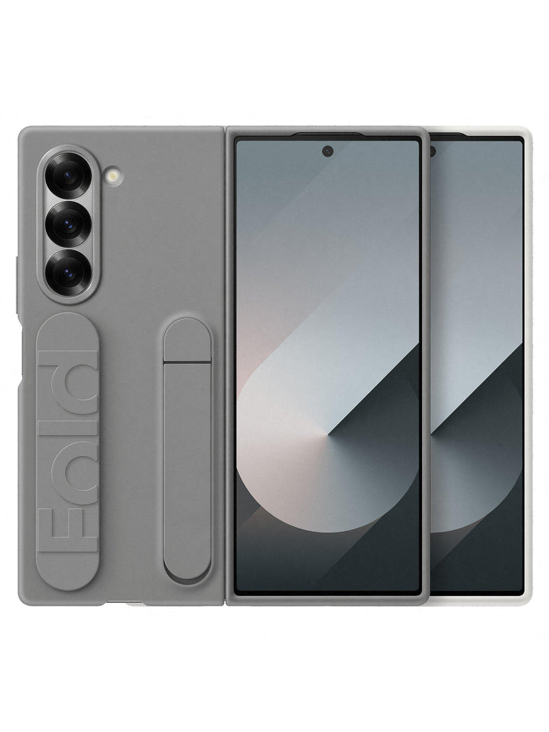 Samsung silicone case for Galaxy Z Fold6 grey, imported from the UK