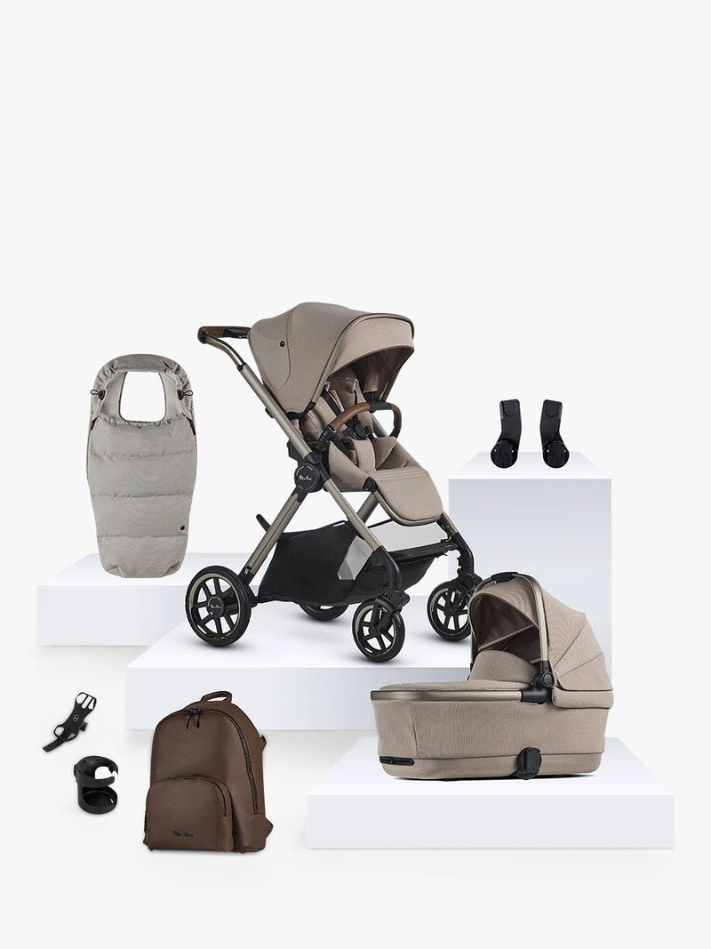 Silver Cross Reef 2 Special Edition pushchair and accessories bundle in Frappe (British brand)