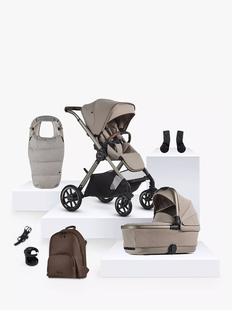 Silver Cross Reef 2 Special Edition pushchair and accessories bundle in Frappe (British brand)