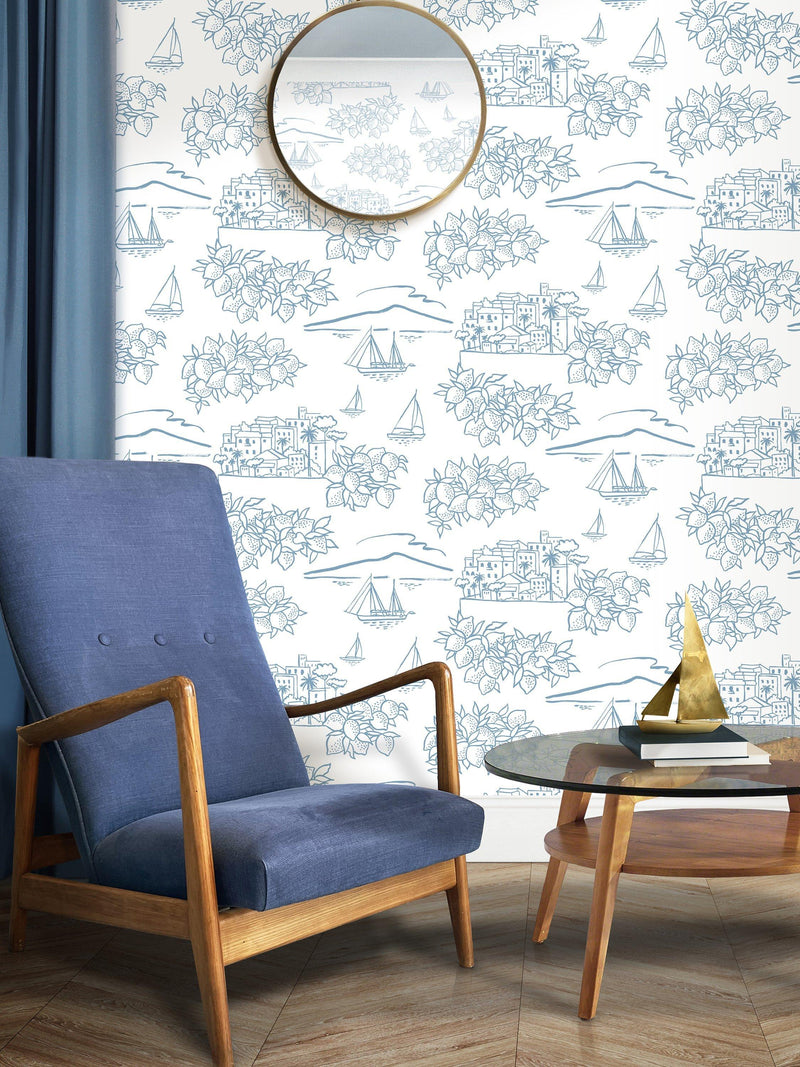 Mini Moderns Limoneto wallpaper matte finish - British product