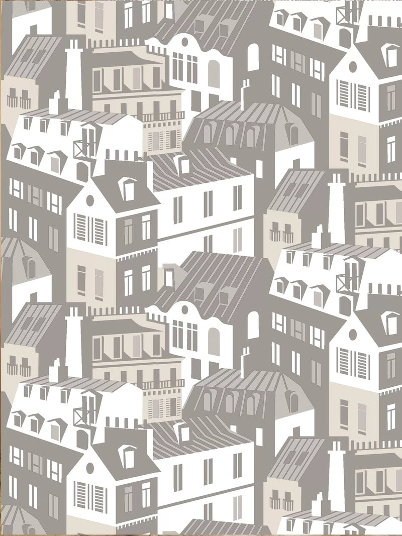 Mini Moderns Emma's Apartment Wallpaper - Tide/Zinc MMTLG06HT