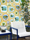 Mini Moderns Porcellana wallpaper 10m roll (British brand)