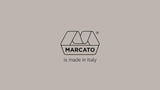 Marcato pasta wheel cutter black with three interchangeable wheels, imported from the UK