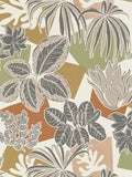 Osborne & Little Frondoso Wallpaper, Copper/Charcoal W7855-02