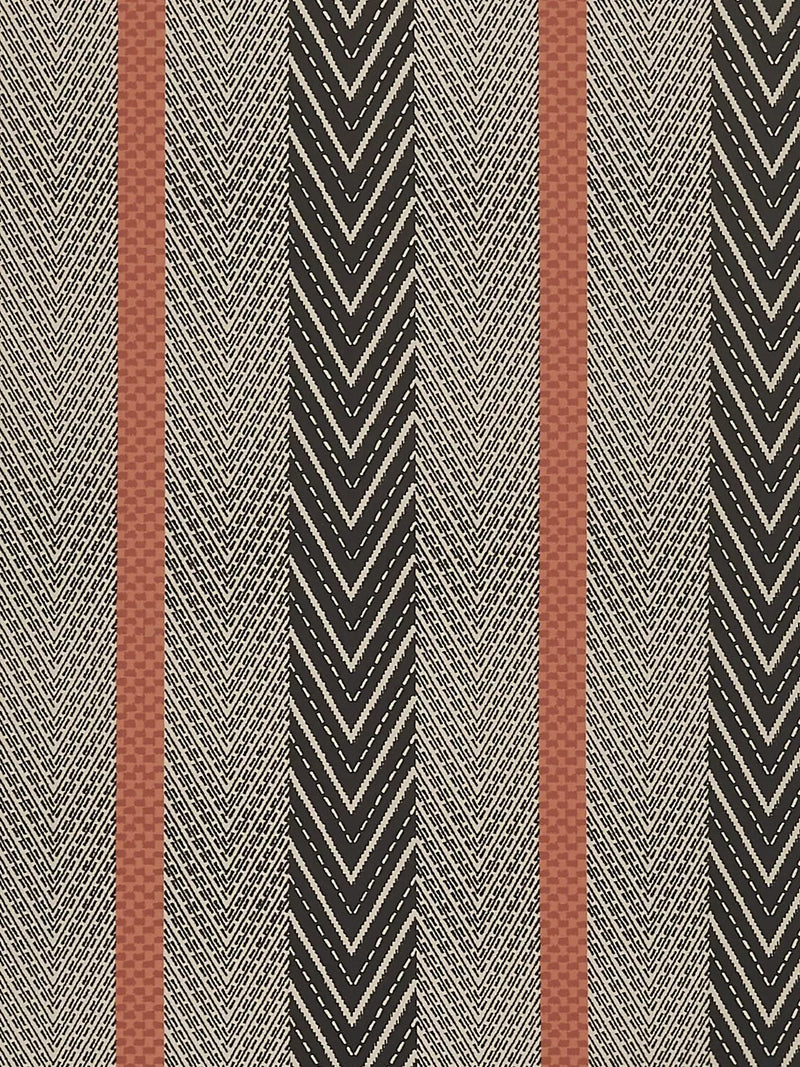 Osborne & Little Sagitta Wallpaper, Charcoal W7856-01