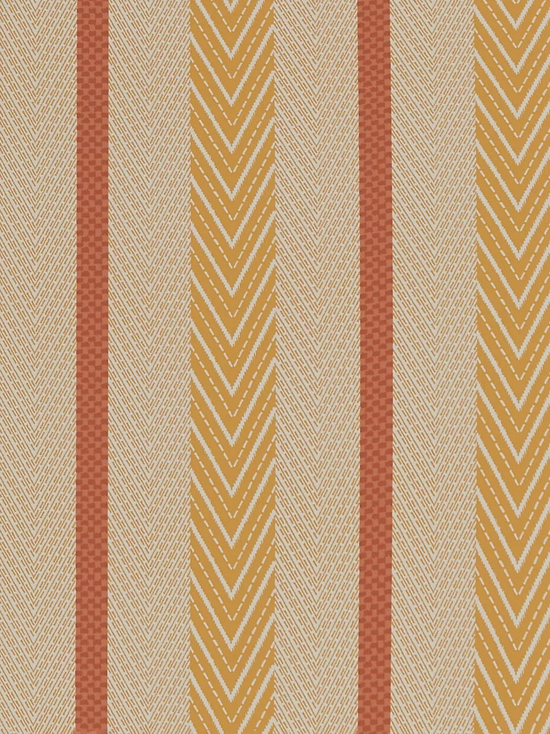 Osborne & Little Sagitta Wallpaper, Amber/Terracotta W7856-02