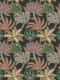 Osborne & Little Ravenala Wallpaper, Charcoal/Blush W7857-04