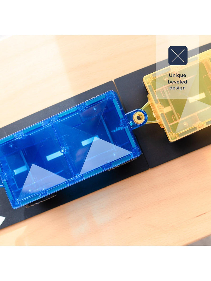 Connetix Car Pack with real rubber wheels (British brand)
