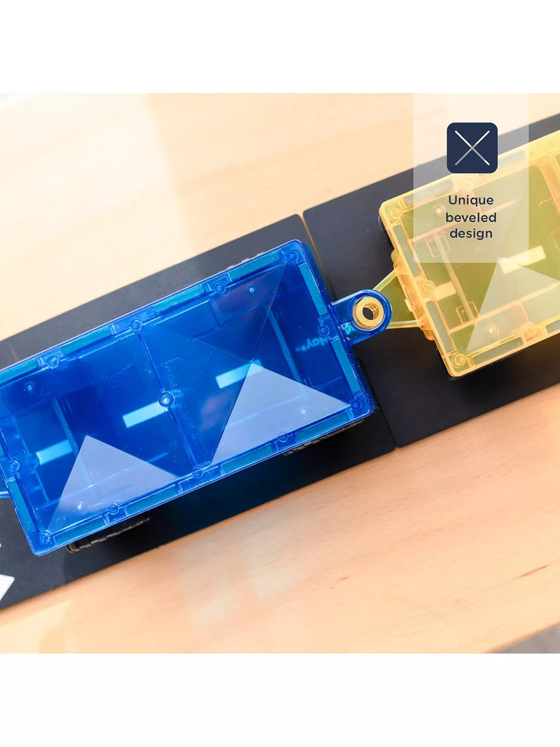 Connetix Car Pack with real rubber wheels (British brand)