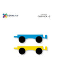 Connetix Car Pack with real rubber wheels (British brand)