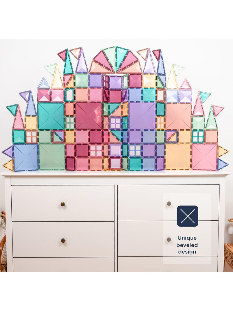 Connetix magnetic tiles pastel creative pack 120 piece - British product