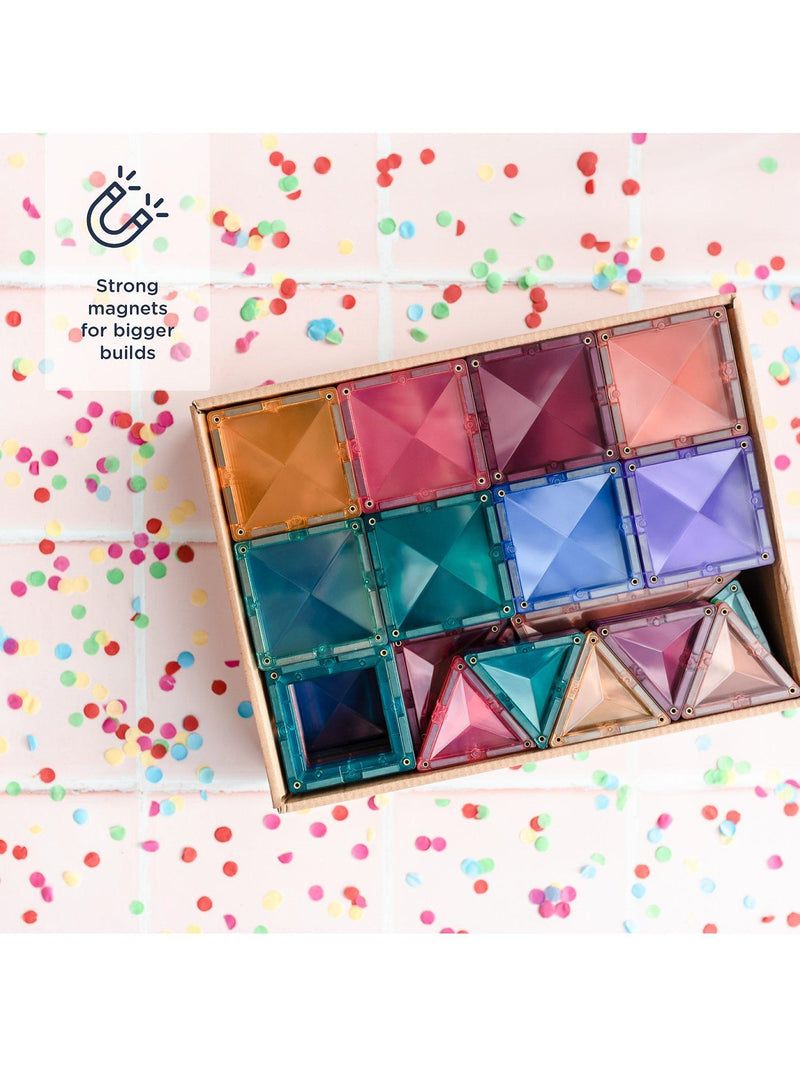Connetix magnetic tiles pastel creative pack 120 piece - British product