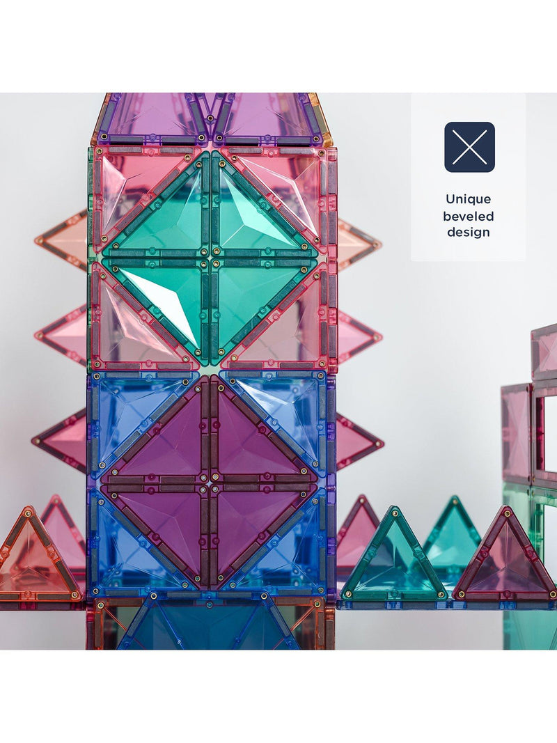 Connetix Pastel Mega Pack 202 piece magnetic tiles, UK version
