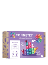 John Lewis Connetix 64 Piece Pastel Starter Pack Magnetic Tile Construction Set- Buy online at McGrocer