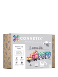 Connetix magnetic tile set pastel transport pack 50 piece (British brand)