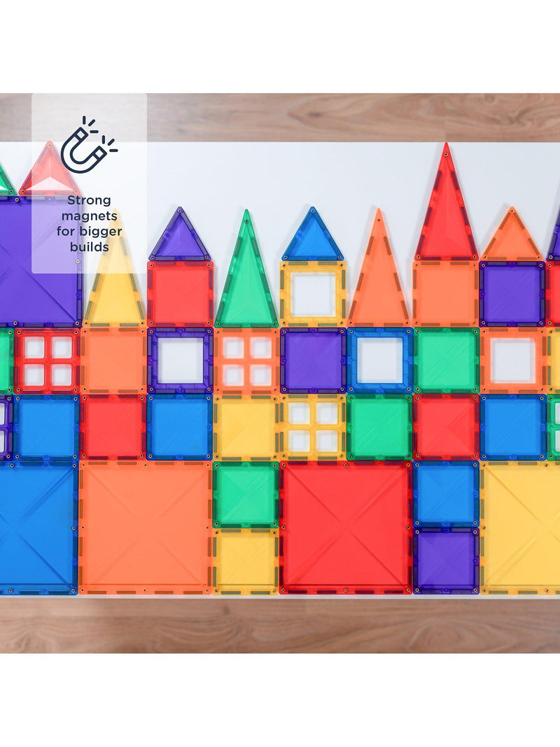 Connetix magnetic tile set Rainbow Starter Pack 60 pieces (British brand)