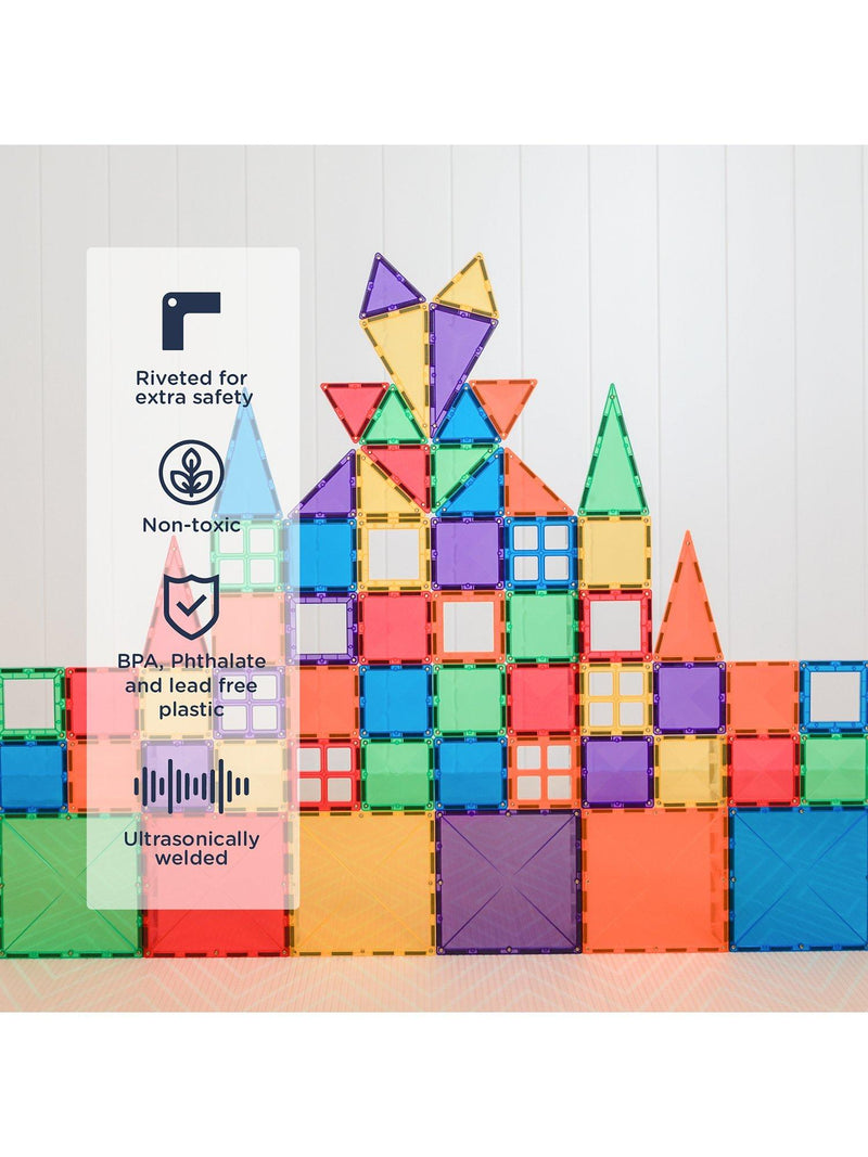 Connetix magnetic tile set Rainbow Starter Pack 60 pieces (British brand)
